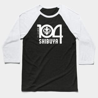 104 Shibuya Grunge Baseball T-Shirt